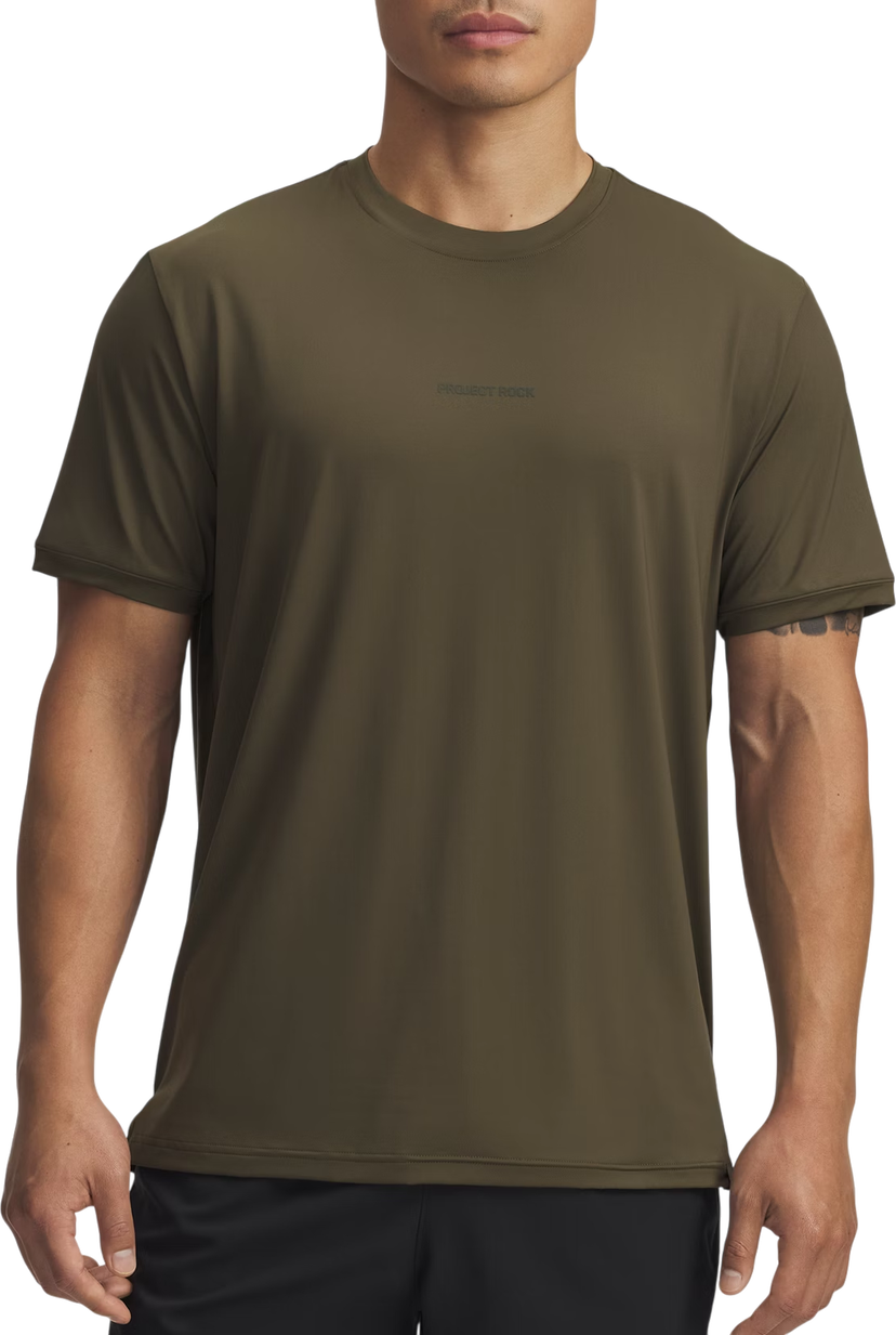 T-shirt Under Armour Project Rock Iso Chill Performance T-Shirt Grøn | 6007149-308