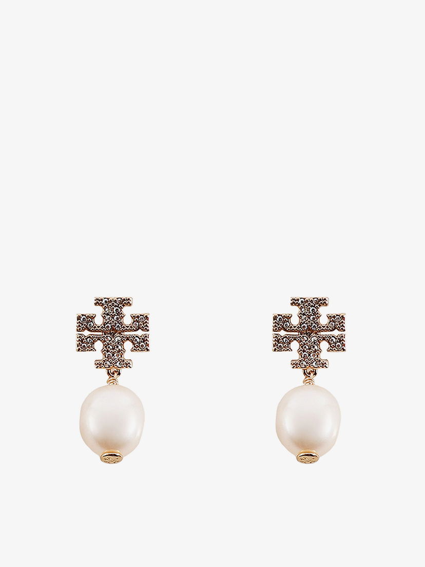 Øreringe Tory Burch Pearl Drop Earrings Metalisk | 60525137