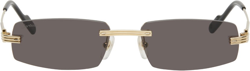 Solbriller Cartier Cartier 'Première de Cartier' Sunglasses Grå | CT0535S-001
