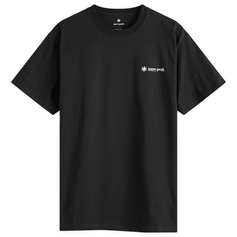 T-shirt Snow Peak Logo Graphic T-Shirt, Size L Sort | TS-25SU101-BK