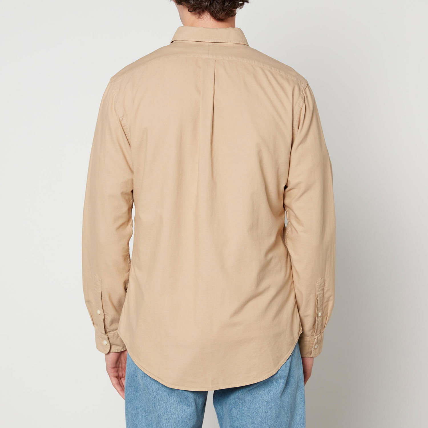 Skjorte Polo by Ralph Lauren Polo Ralph Lauren Gefärbtes Custom-Fit Oxfordhemd - Surrey Tan - Beige | 710889740001, 1