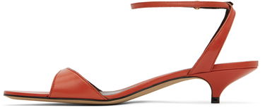 Kjole The Row The Row Vika Ankle Strap Kitten Heel Sandals Rød | F1583-SL1, 2