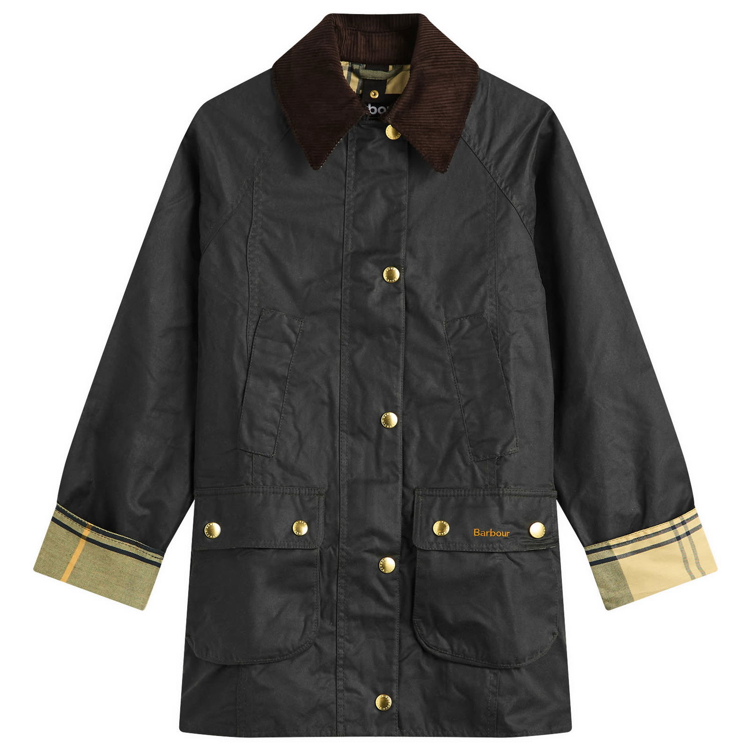 Jakke Barbour Modern Beadnell Wax Jacket Sort | LWX1402SG51, 1