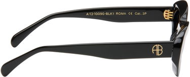 Solbriller Anine Bing Roma Black Oversized Sunglasses Sort | A-12-10090-BLK1, 1