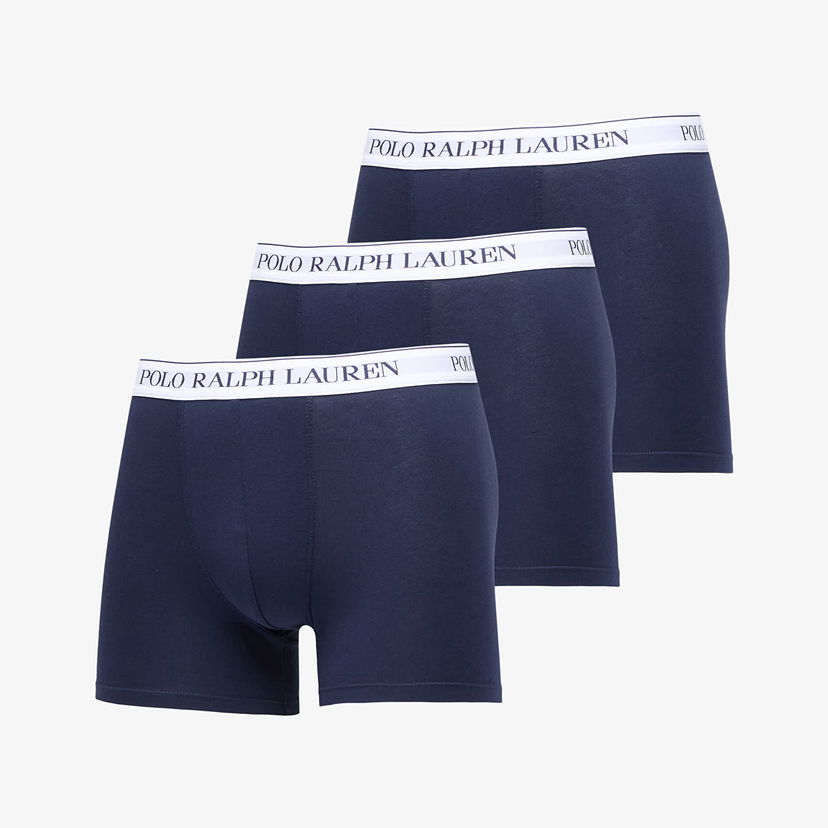 Boksere Polo by Ralph Lauren 3-Pack Boxer Briefs Mørkeblå | 714830300035