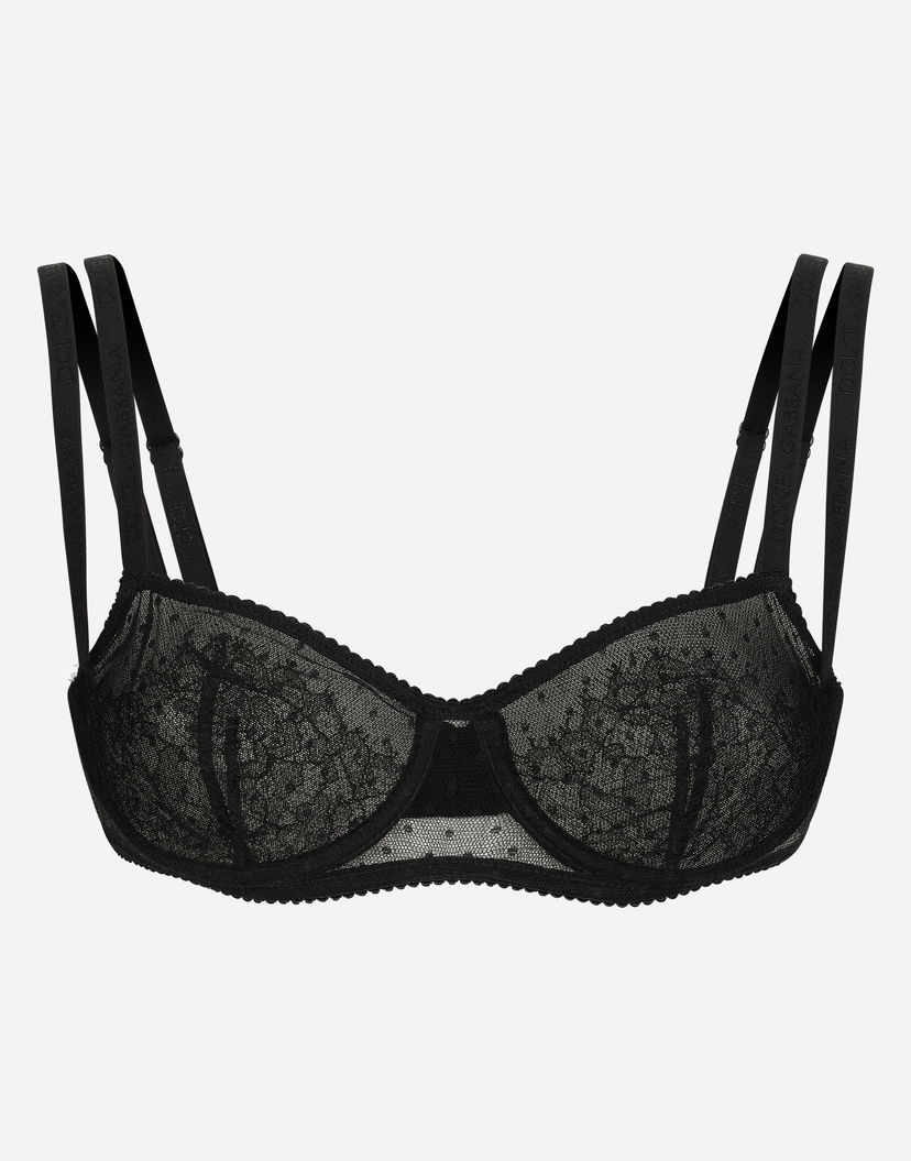 Bh Dolce & Gabbana Dolce & Gabbana Lace Underwire Bra Sort | O1C59TONO73N0000