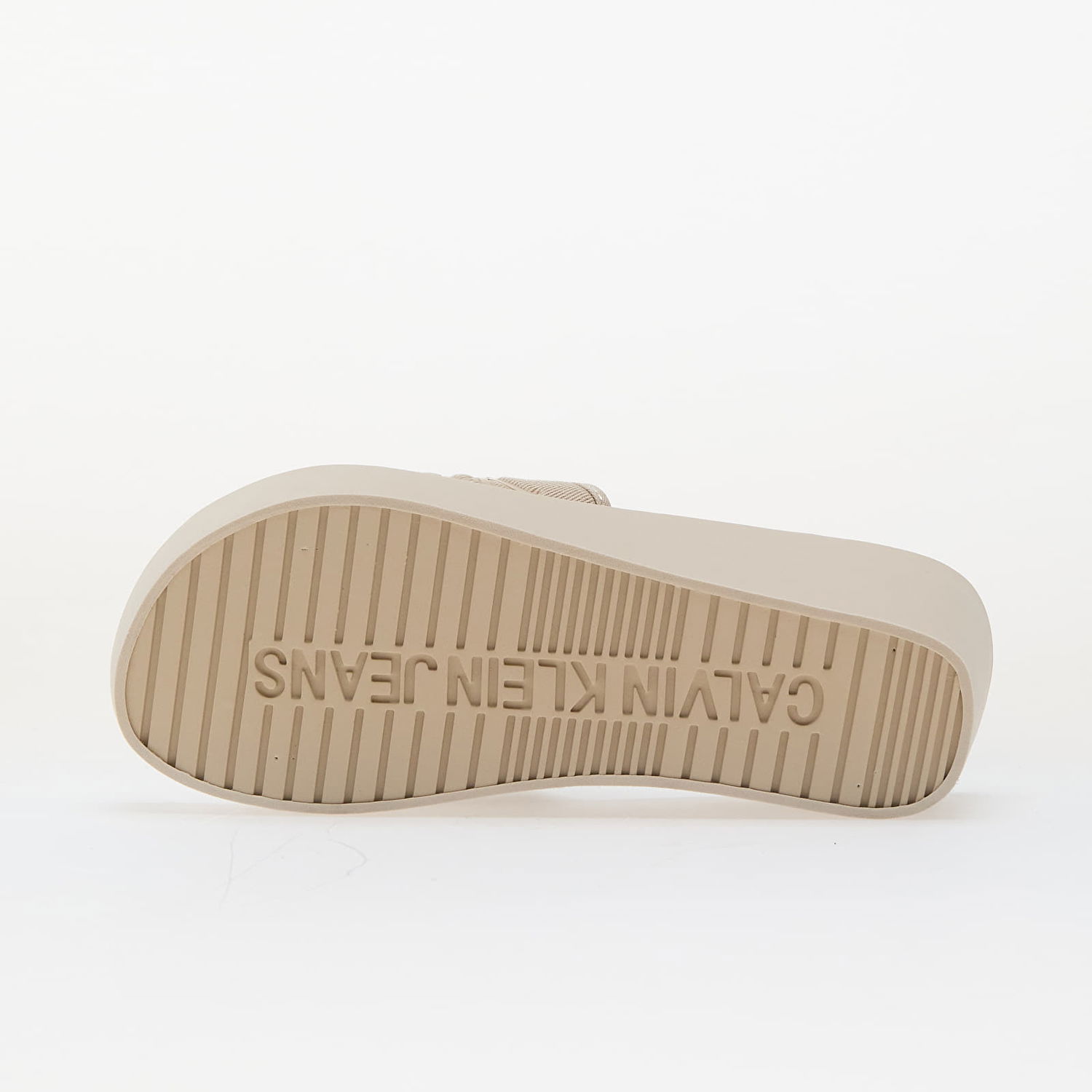 Sneakers og sko CALVIN KLEIN Jeans Beach Wedge Slide Ca Beige Beige | YW0YW01725 ACF, 1