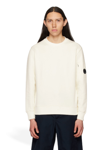 Sweatshirt C.P. Company Lens Sweatshirt Hvid | 14CMSS022A-005086W