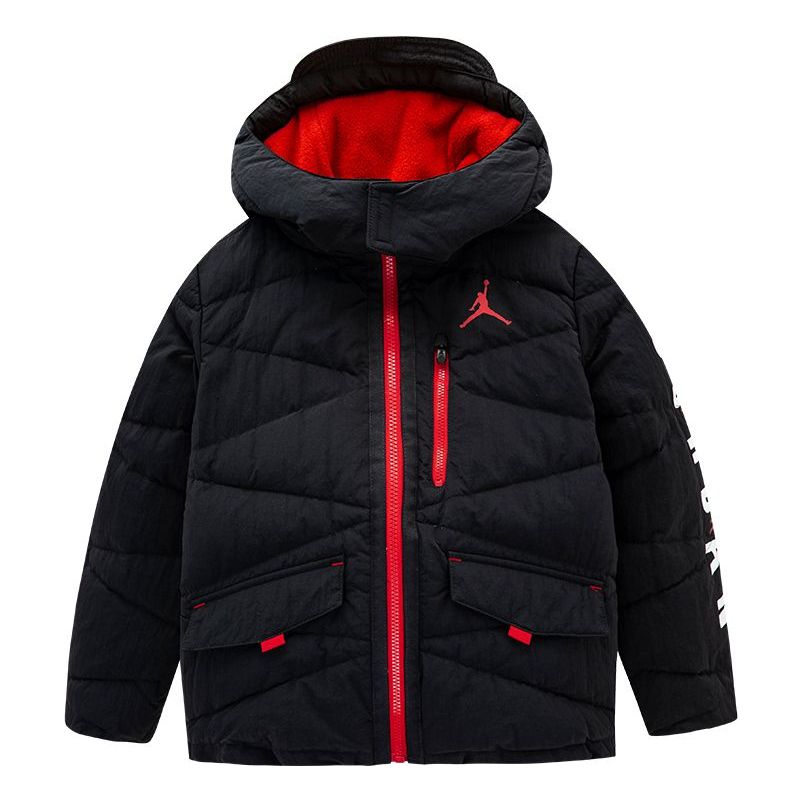 Puffer jakke Jordan Air Jordan Puffer Jacket Sort | JD2242004GS-001