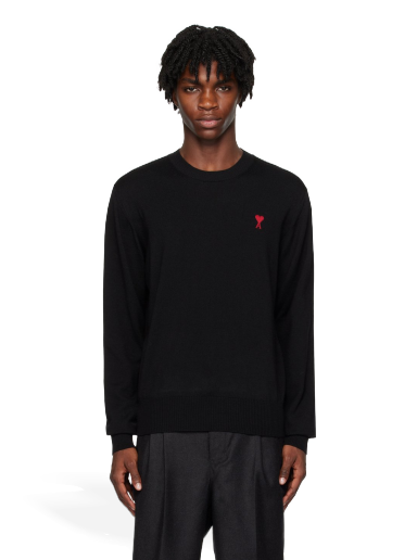 Sweater AMI Sweater Sort | BFHKS111.KN0025