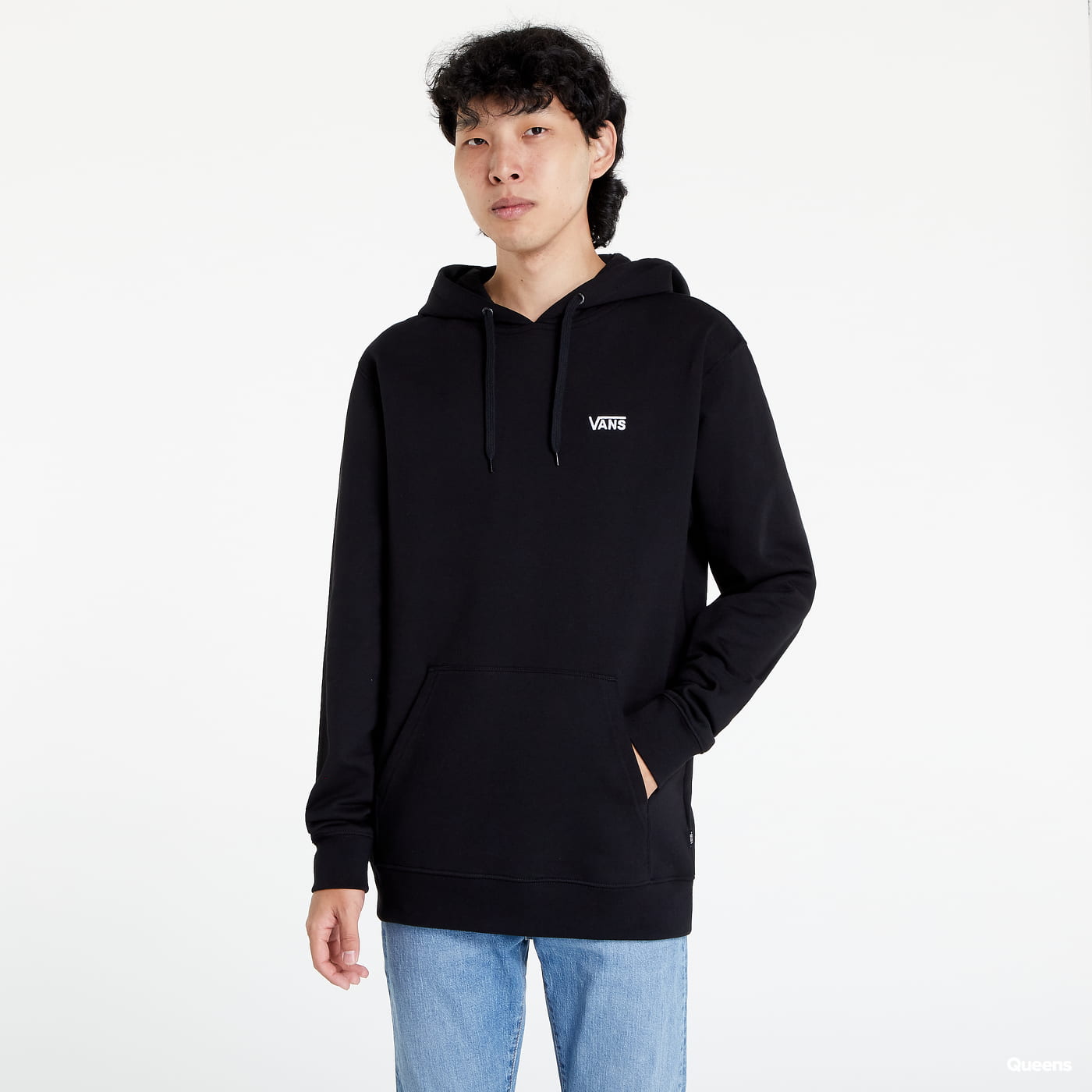 Sweatshirt Vans Core Basic Pullover Hoodie Sort | VN0A7YDVBLK1, 0