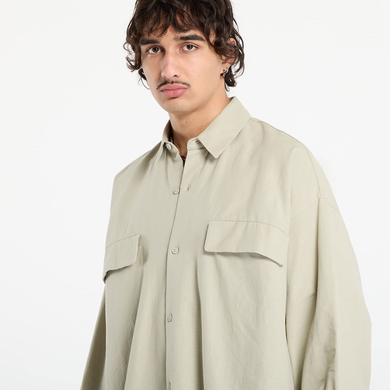 Skjorte Fear of God Fear of God Essentials Oxford Shirt Beige | 186SP254426F-659, 1