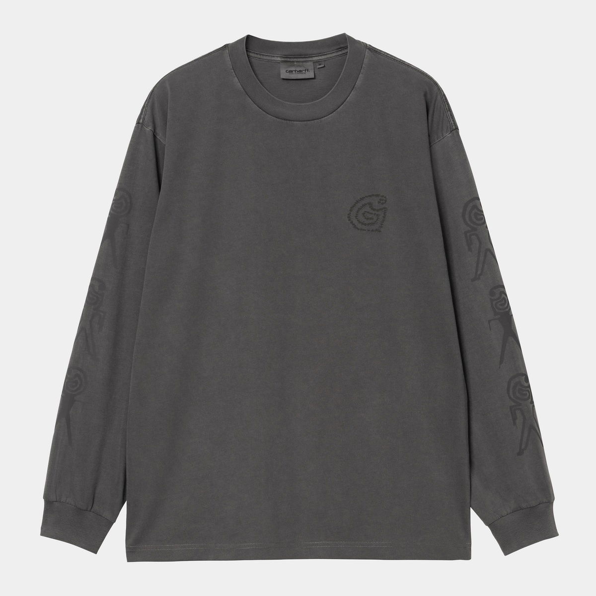 T-shirt Carhartt WIP Long Sleeve Terrestrial T-Shirt Grå | I035227_9, 0