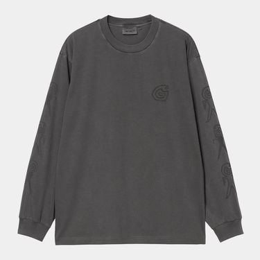 T-shirt Carhartt WIP Long Sleeve Terrestrial T-Shirt Grå | I035227_9, 0