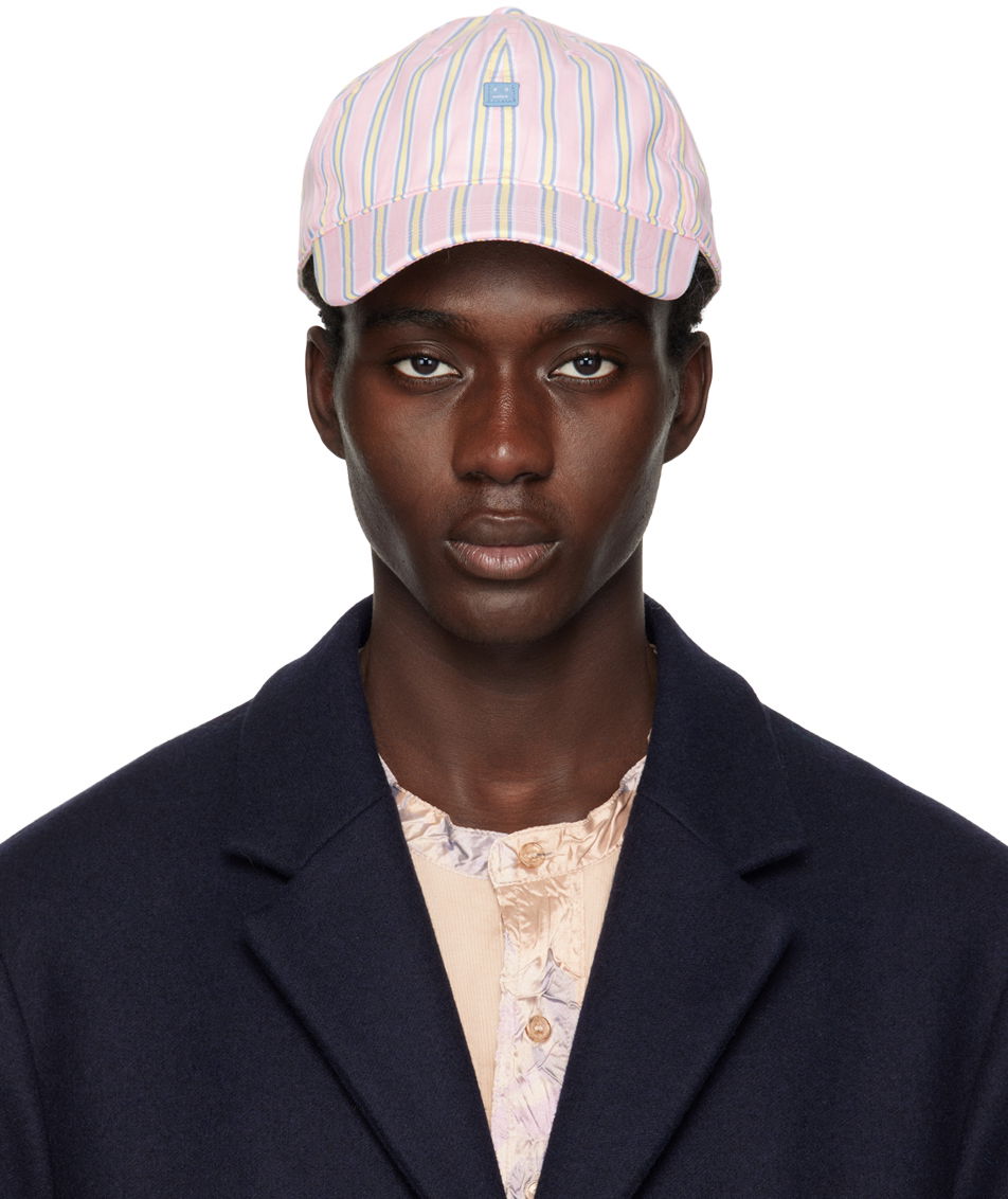 Kasket Acne Studios Micro Patch Cap Lyserød | C40323-, 0