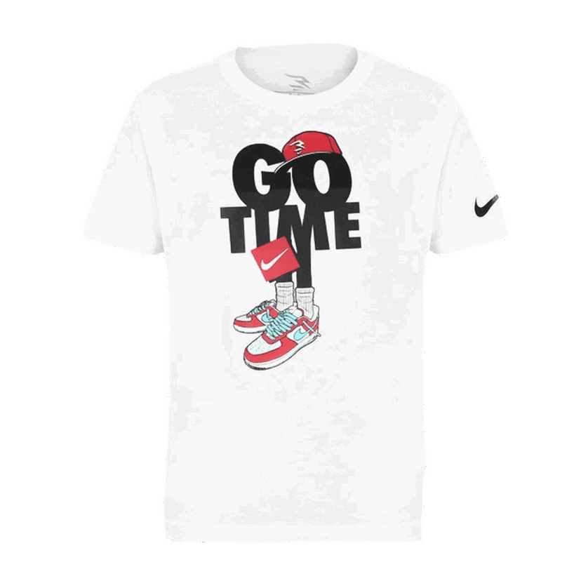 T-shirt Nike T-Shirt Go Time Hvid | 9Q1104-001