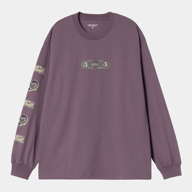 T-shirt Carhartt WIP Carhartt WIP 3 One 3 Long Sleeve T-Shirt Lilla | I035504_9, 3