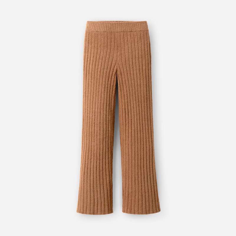 Bukser UGG Brown Ribbed Lounge Pants Brun | 1163170-CHE, 0