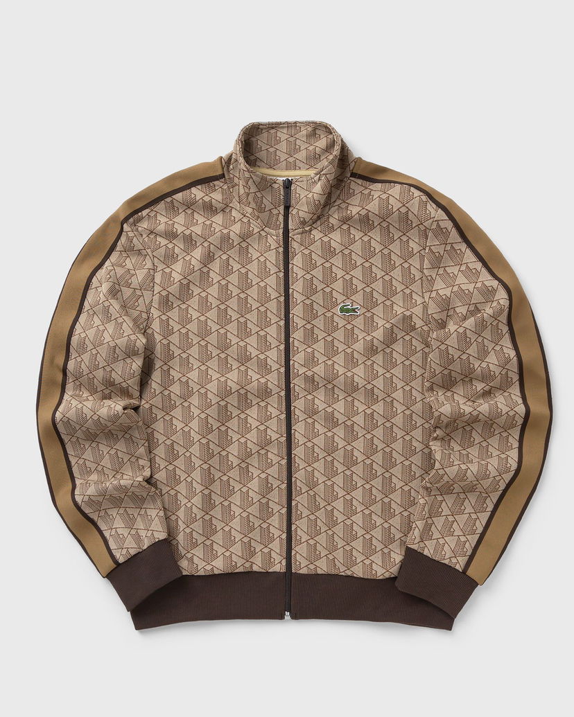 Jakke Lacoste Monogram Track Jacket Brun | SH1368-6IR