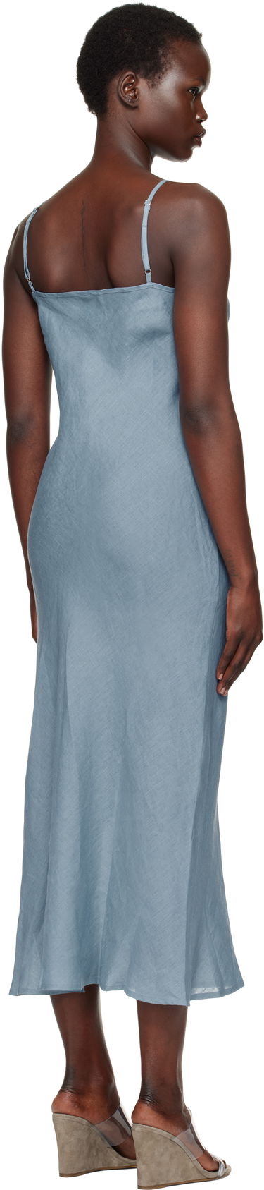 Kjole Baserange Baserange Dydine Maxi Dress Blå | DRDY-SL-SP25, 2