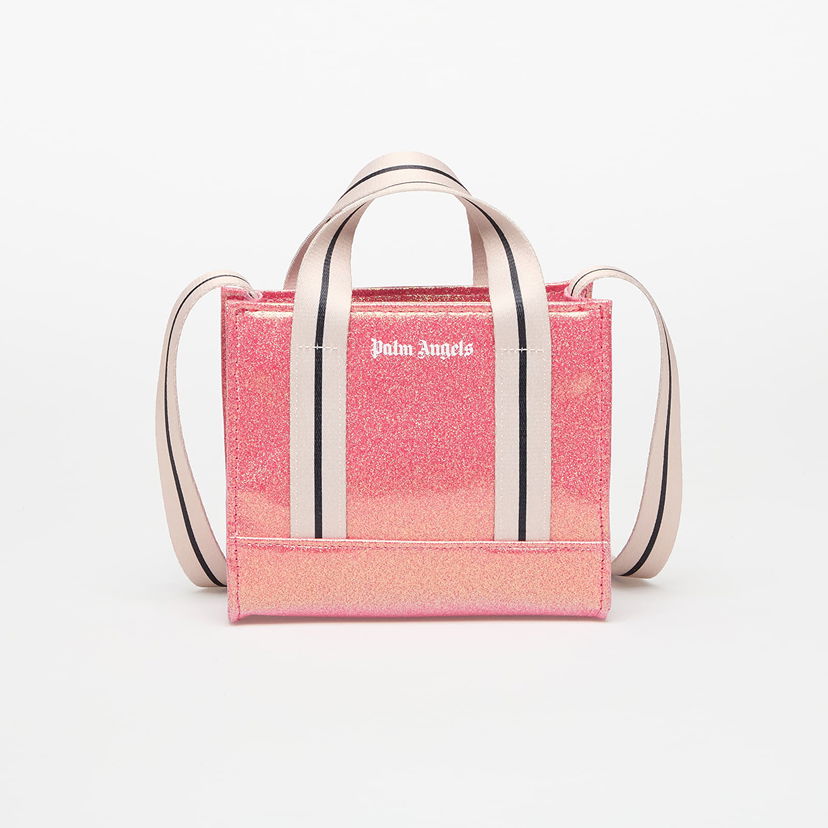 Mulepose Palm Angels Palm Angels Glitter Mini Tote Bag Lyserød | PGNA003S25FAB0023003