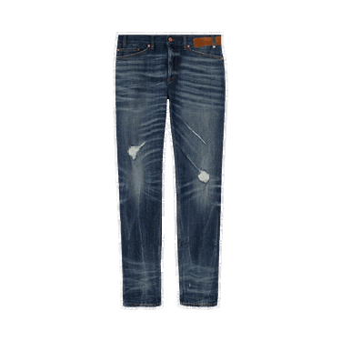 Jeans Palm Angels Slim 5 Pockets Denim Jeans Mørkeblå | PMYA027S22DEN0014560, 0