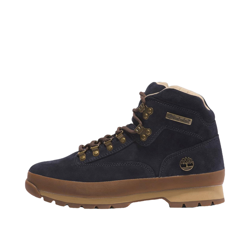 Sneakers og sko Timberland Euro Hiker Mid Lace Up Dark Blue Suede Sort | TB0A6839-EP3