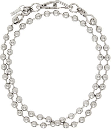 Halskæde We11done We11done Ball Chain Necklace Metalisk | WD-AJ0-25-589-U-SS, 0