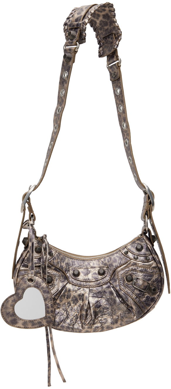 Skuldertaske Balenciaga 'Le Cagole XS' Bag Brun | 671309 2AAV7, 0
