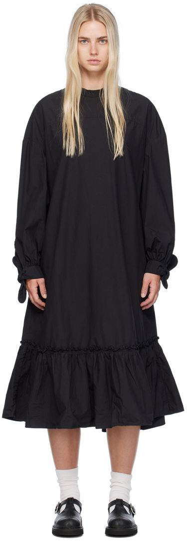 Kjole YMC YMC Rushmore Midi Dress Sort | Q1WME, 0