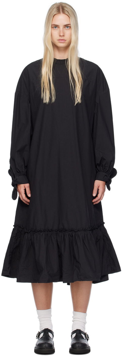 Kjole YMC YMC Rushmore Midi Dress Sort | Q1WME