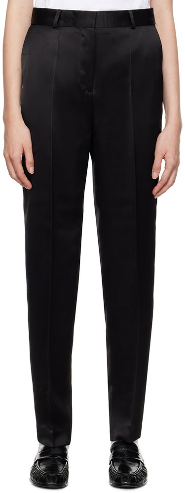 Bukser TOTEME Low-Waist Satin Trousers Sort | 244-WRB0228-FB0208, 0