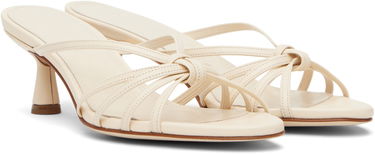Tøj Aeyde Aeyde Abby Leather Mules Beige | A11-HS-PRAR55ST141-SS25-100-007, 3