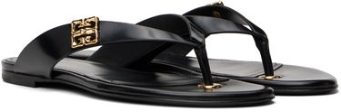 Tøj Givenchy Givenchy 4G Liquid Flip-Flops Sort | BE309TE2CF001, 3