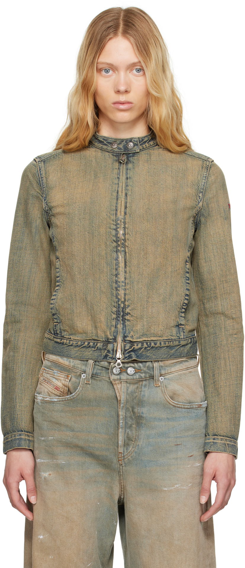 Jakke Diesel Diesel De-Mornin Denim Jacket Blå | A13434 09L49