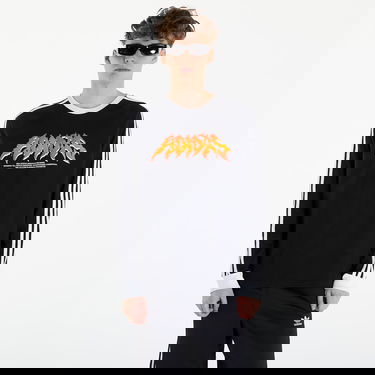 T-shirt adidas Originals Flames Long Sleeve Tee Black/ White Sort | IS0206, 0