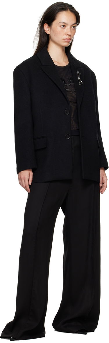 Jakke Blumarine Blumarine Bijoux Pin Blazer Sort | A422S083A, 3