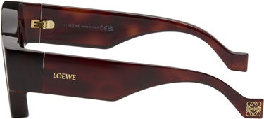 Solbriller Loewe Paula's Ibiza Goggle Rectangle Sunglasses Brun | LW40172UW5652N 192337236150, 2