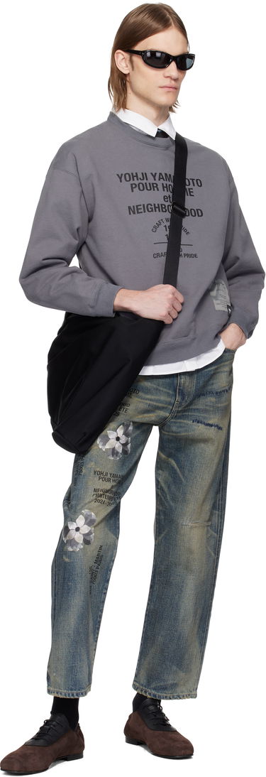 Sweater Yohji Yamamoto Yohji Yamamoto x Neighborhood Edition Long Sleeve Sweatshirt Grå | HP-T88-995, 3