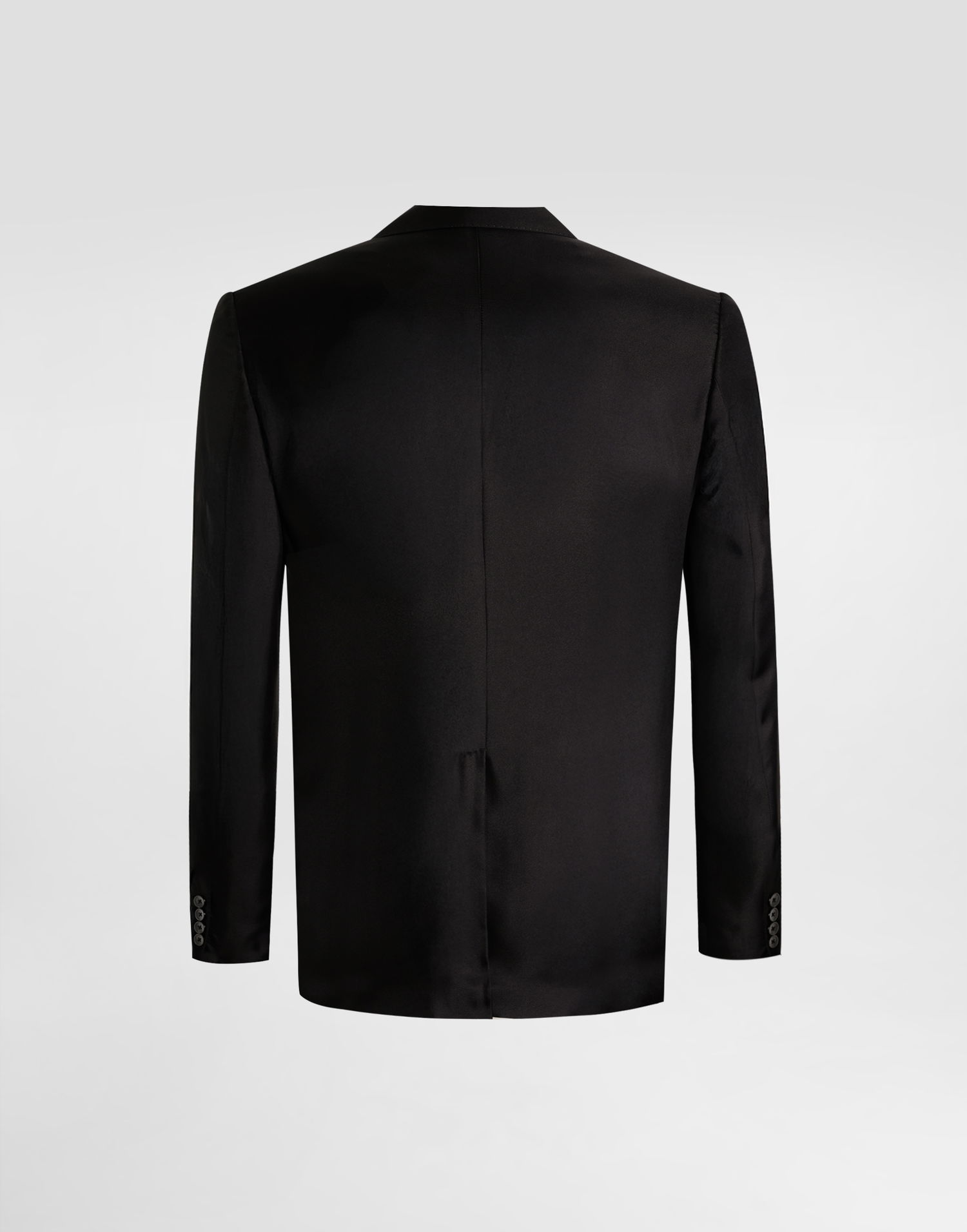 Jakke Dolce & Gabbana Dolce & Gabbana Sicilia Light Single-Breasted Silk Twill Jacket Sort | G2UQ8TFU10SN0000, 1