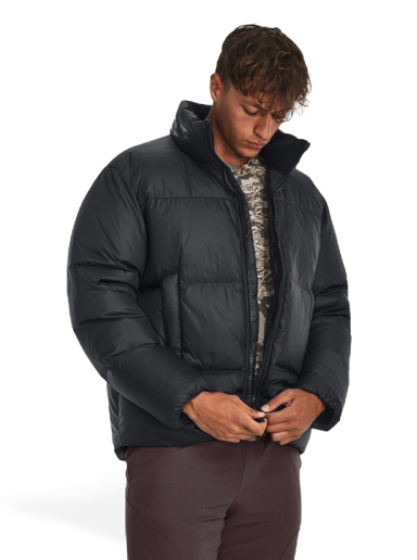 Puffer jakke Under Armour Cold Gear Infrared Down Puffer Jacket Sort | 1378828-001