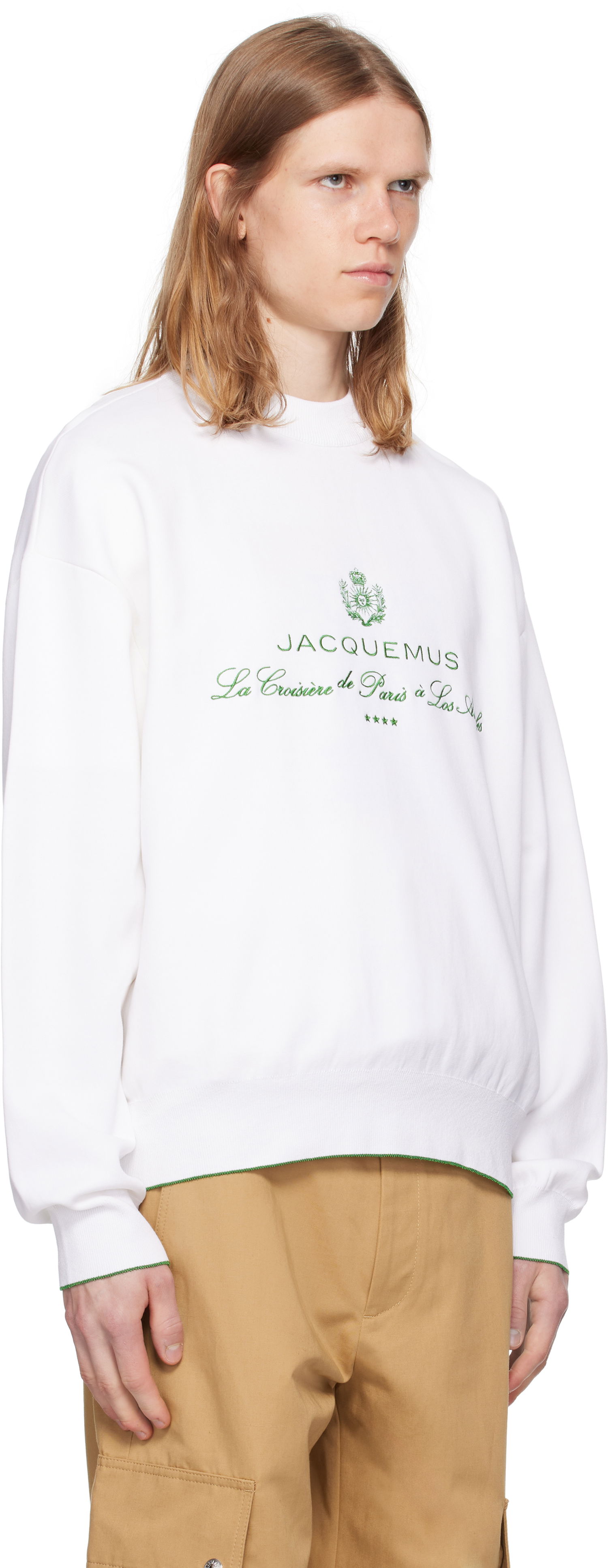 Sweatshirt Jacquemus Jacquemus La Croisière 'The Venice' Sweatshirt Hvid | 25E255KN544-2427, 1