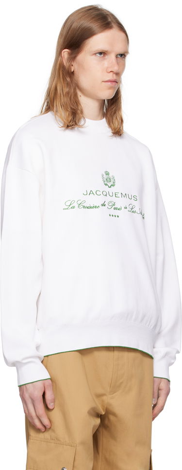 Sweatshirt Jacquemus Jacquemus La Croisière 'The Venice' Sweatshirt Hvid | 25E255KN544-2427, 1