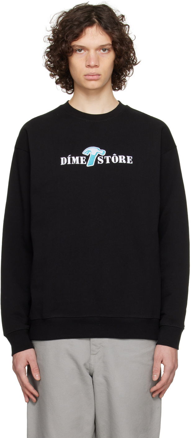 Sweatshirt Dime Reno Sweatshirt Sort | DIME23D2F15BLK, 0