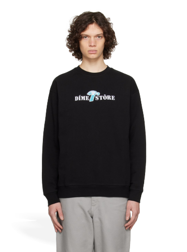 Sweatshirt Dime Reno Sweatshirt Sort | DIME23D2F15BLK