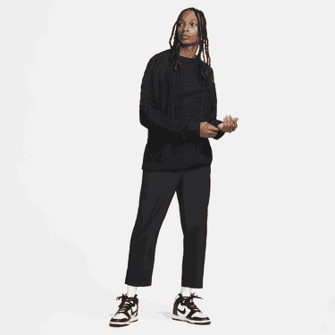 Sweater Nike Life Cable Knit Sweater Sort | DQ5176-010, 1