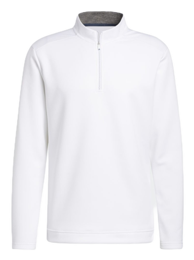 Sweatshirt adidas Originals Mikina Club Quarter-Zip Hvid | GL0141