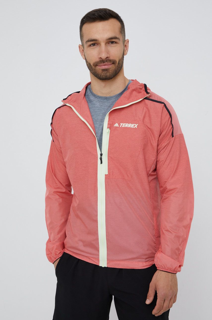 Vindjakke adidas Performance Terrex Agravic Windweave Orange | h11744, 0