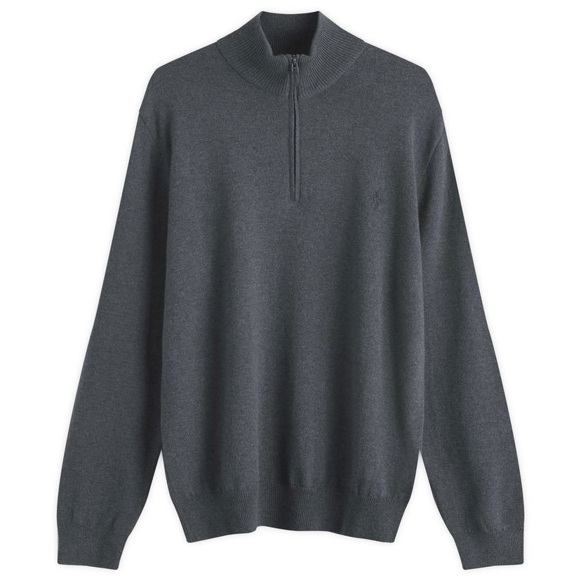 Sweater Polo by Ralph Lauren Half Zip Jumper Grå | 710876756017