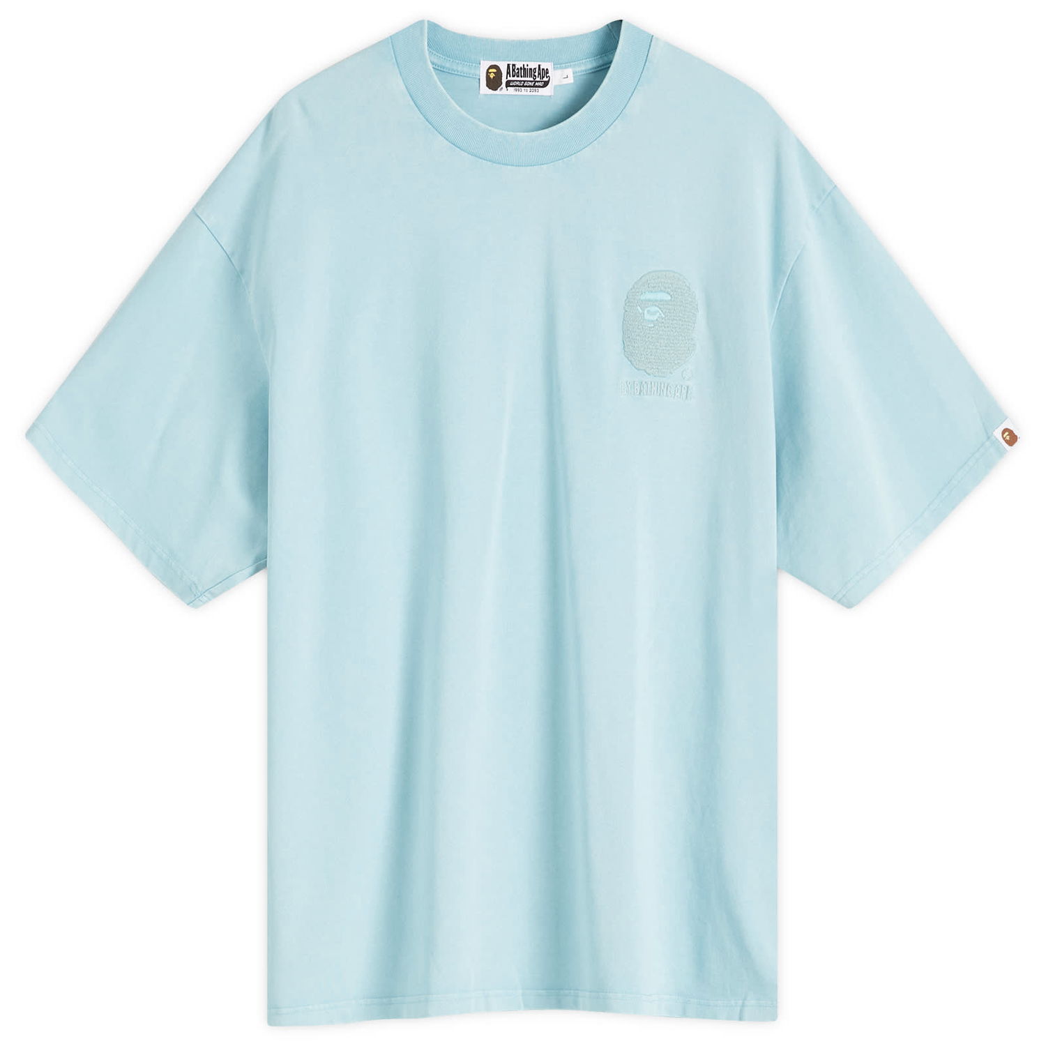 T-shirt BAPE A Bathing Ape One Point Acid Wash T-Shirt Turkis | 001CSK301301M-BLU, 0